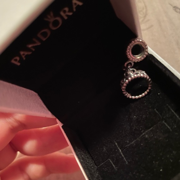 COPY - Discontinued Pandora Crown Charm - Picture 2 of 2